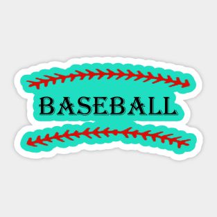 Baseball tshirt for men Sticker